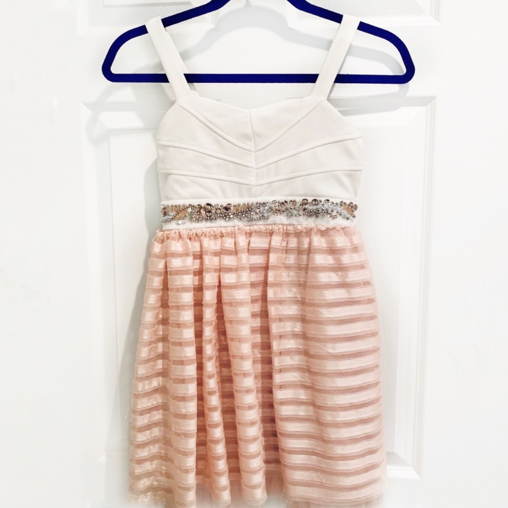Blush Pink & Ivory Dress: 10